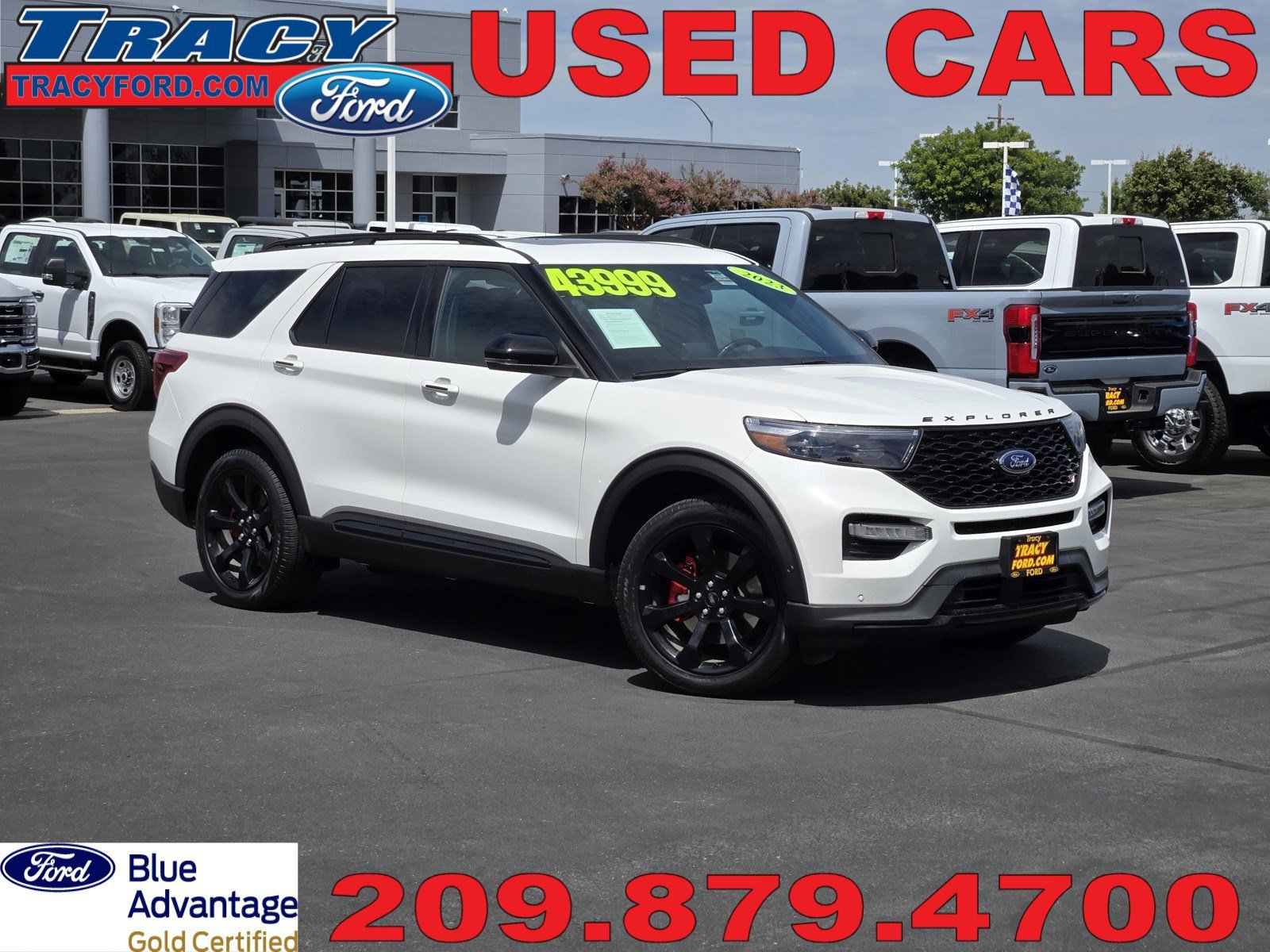Certified Used 2023 Star White Ford ST image 1