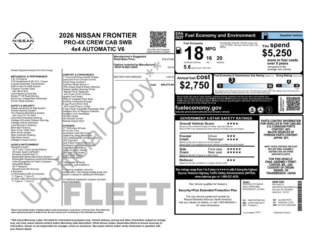 2026 Nissan Frontier PRO-4X - Photo 30