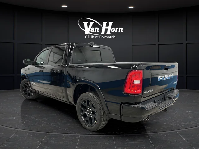 New 2026 Diamond Black Crystal Pearl-Coat Exterior Paint RAM Laramie image 5
