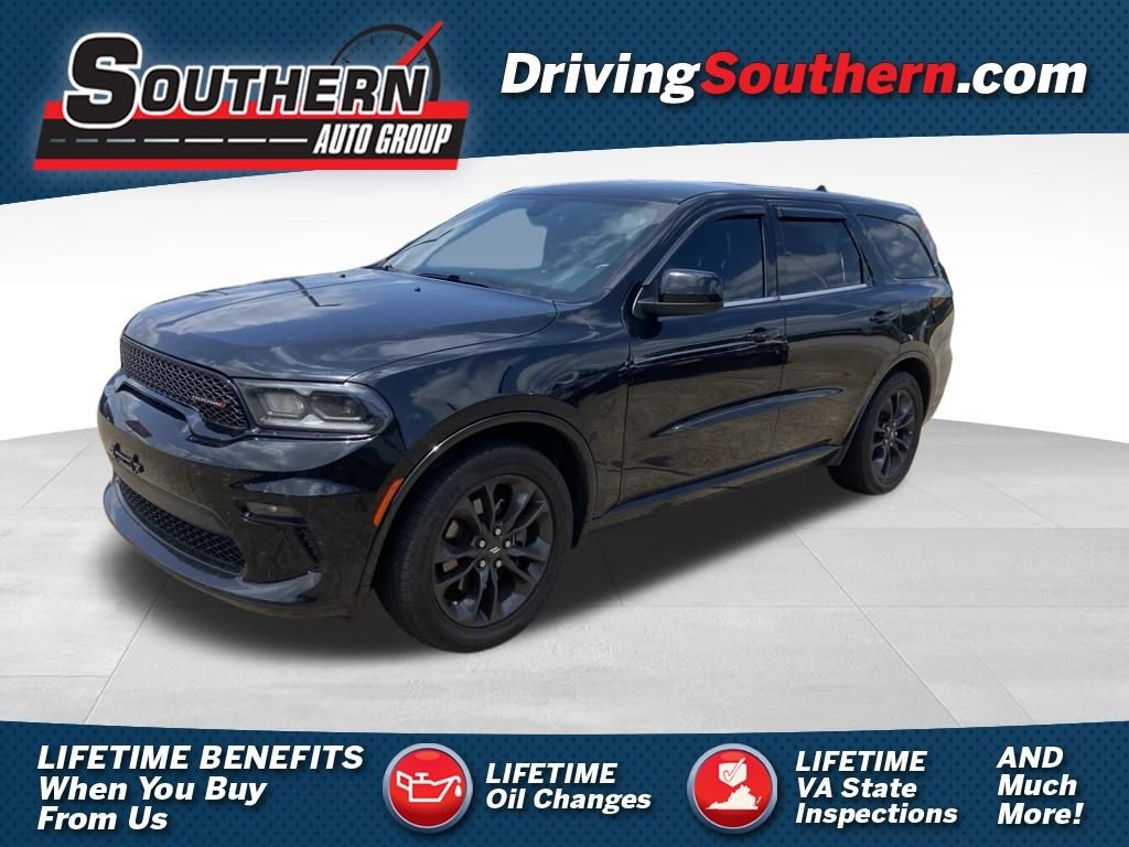 Used 2021 Black Dodge SXT Plus image 1