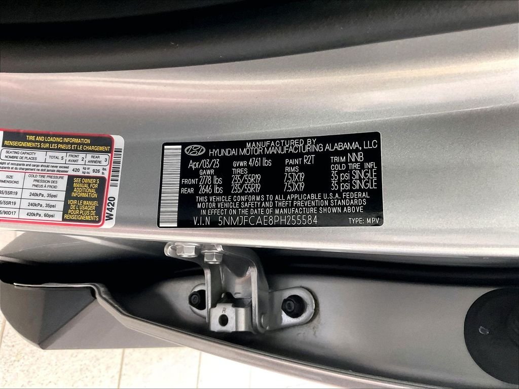 Used 2023 Silver Hyundai SEL image 36