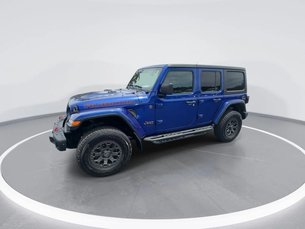 Used 2019 Blue Jeep Unlimited Rubicon image 5