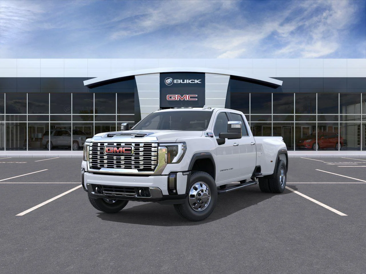 New 2026 Glacier White Tricoat GMC Denali DRW image 8