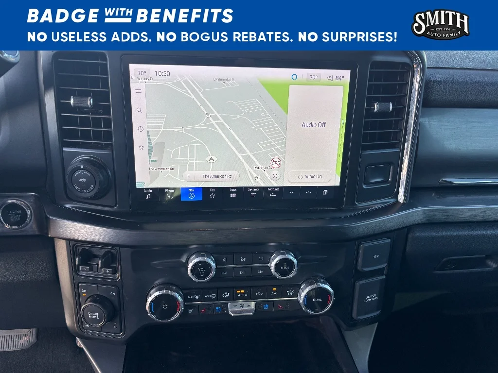 Used 2023 Azure Gray Metallic Ford LARIAT image 14