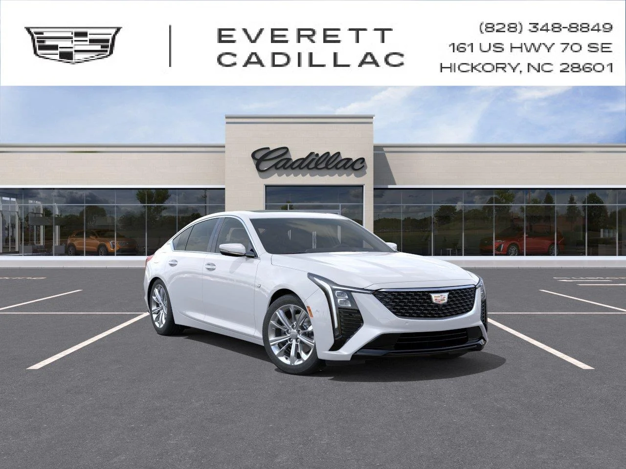 New 2026 Summit White Cadillac Premium Luxury image 1