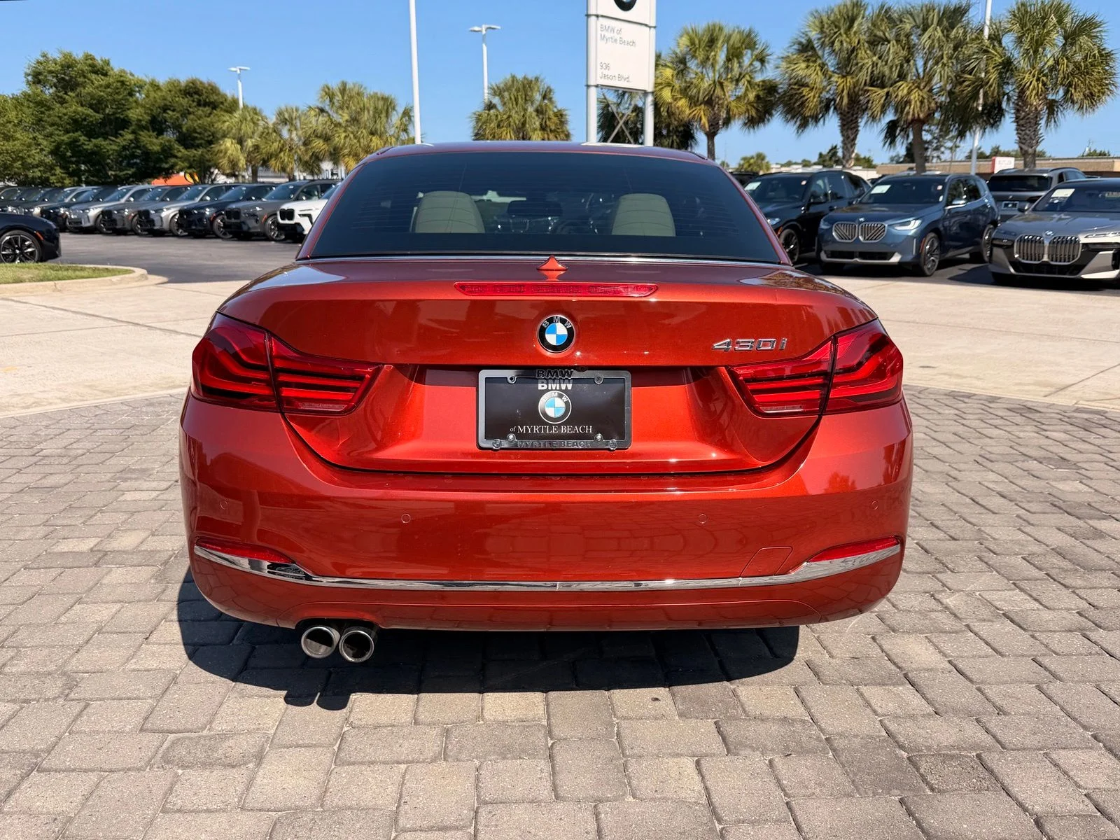 Used 2018 Sunset Orange Metallic BMW 430i image 8