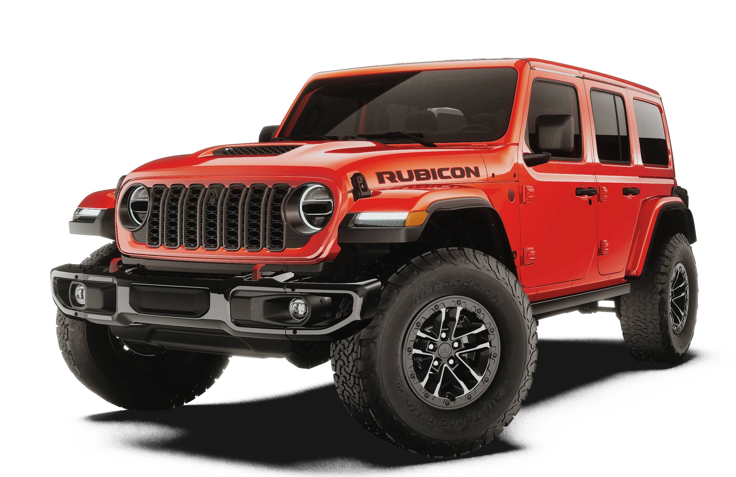 New 2027 Firecracker Red Clear-Coat Paint Jeep Rubicon image 13