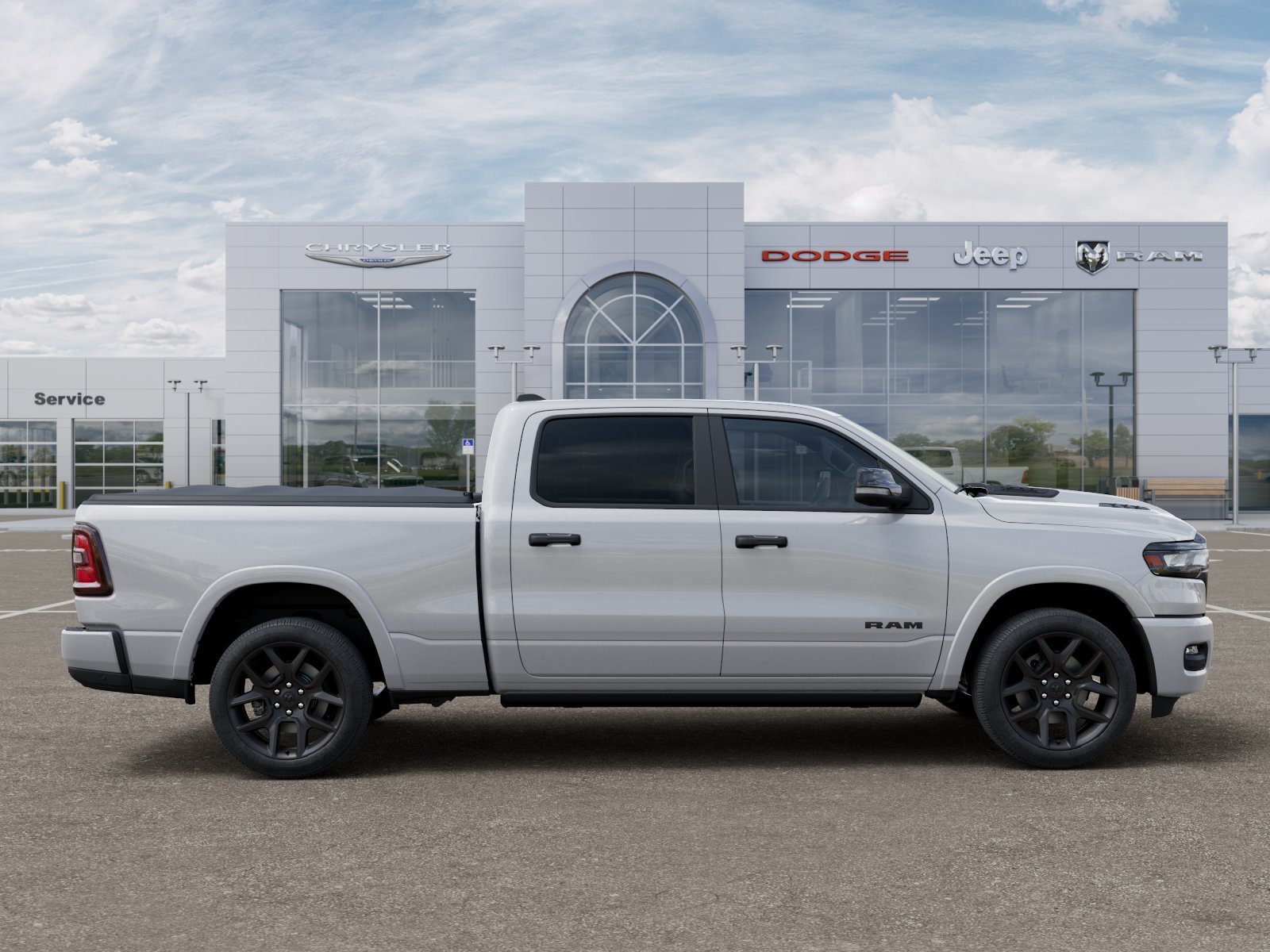 New 2026 Ivory White Tri-Coat Pearl-Coat Exterior Paint RAM Laramie image 47