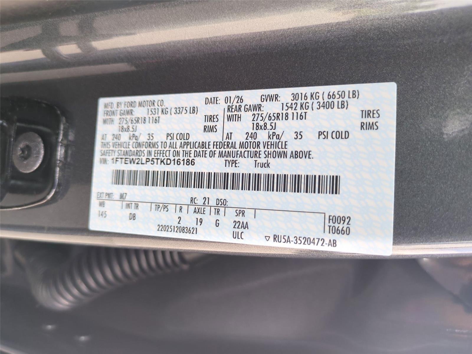 New 2026 Carbonized Gray Metallic Ford STX® image 38