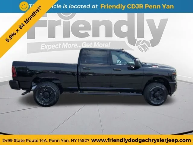 New 2026 Diamond Black Crystal Pearl-Coat Exterior Paint RAM Tradesman image 6