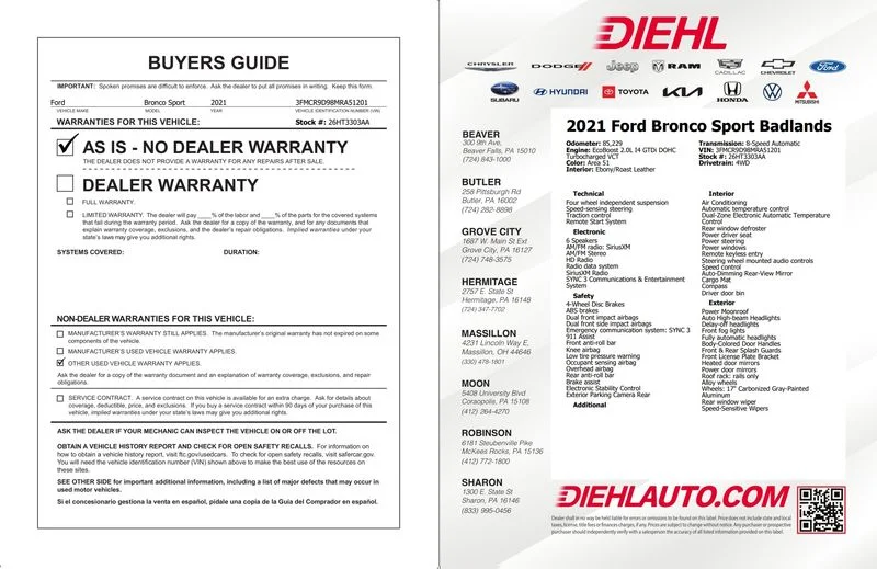Used 2021  Ford Badlands image 48