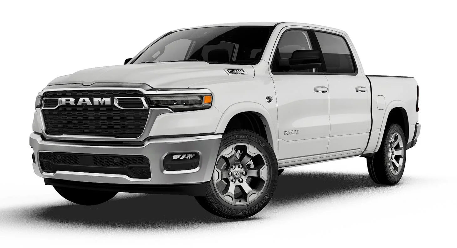 New 2027 Bright White Clear-Coat Exterior Paint RAM BIG HORN image 1