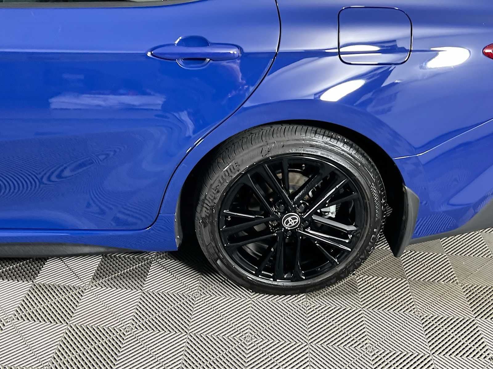 Used 2025 Reservoir Blue Toyota SE image 30