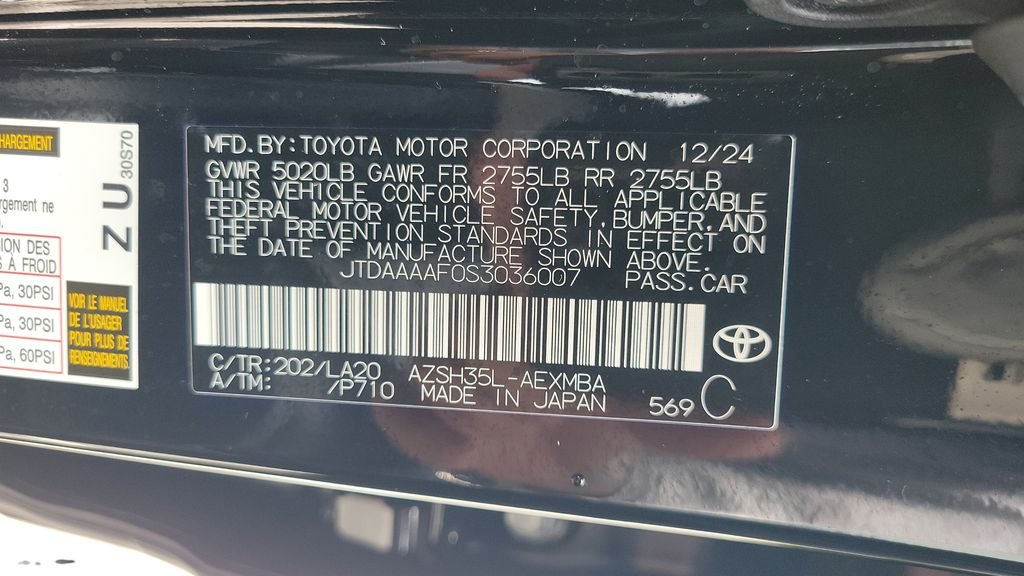 Used 2025 Black Toyota XLE image 27