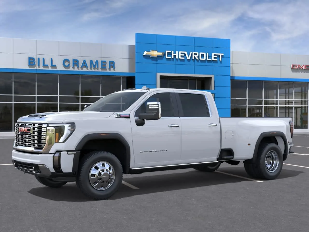 New 2026 Glacier White Tricoat GMC Denali DRW image 2