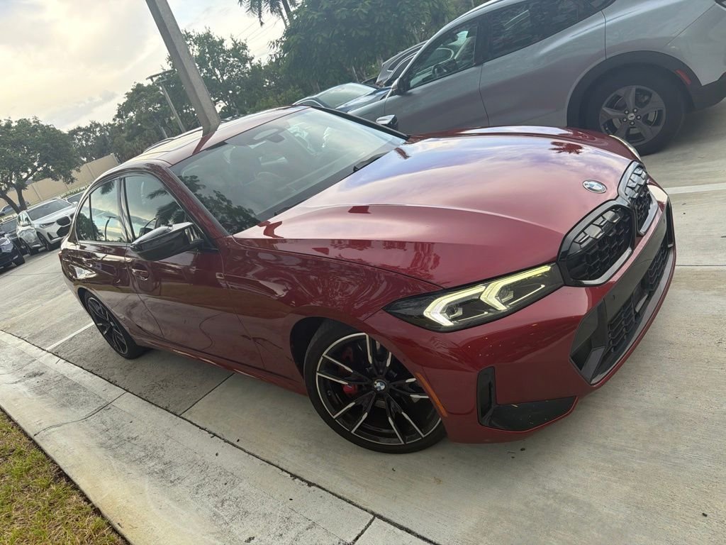 Certified Used 2025 Vegas Red Metallic BMW M340i xDrive image 1