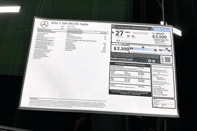 2026 Mercedes-Benz C-Class Sedan C 300 - Photo 56
