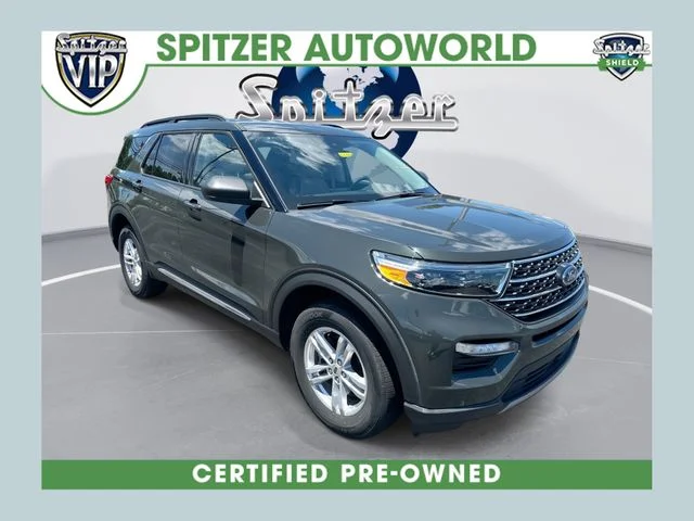 Certified Used 2024 Green Metallic Ford XLT image 1
