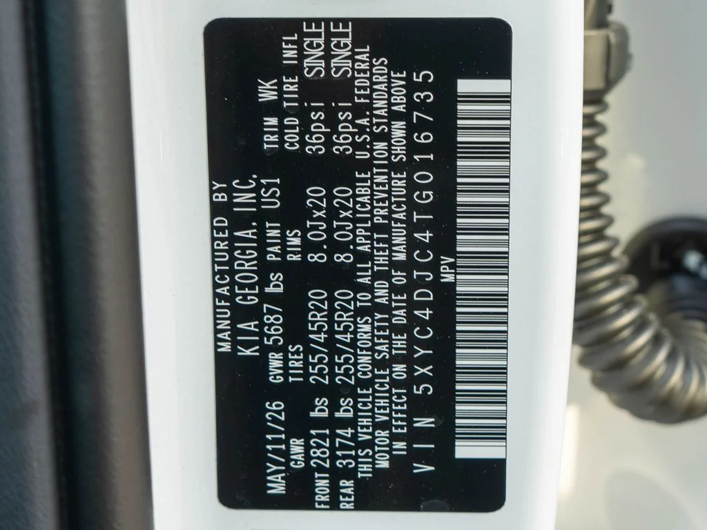 New 2026 Glacial White Pearl / Black Ro Kia GT-Line AWD image 37