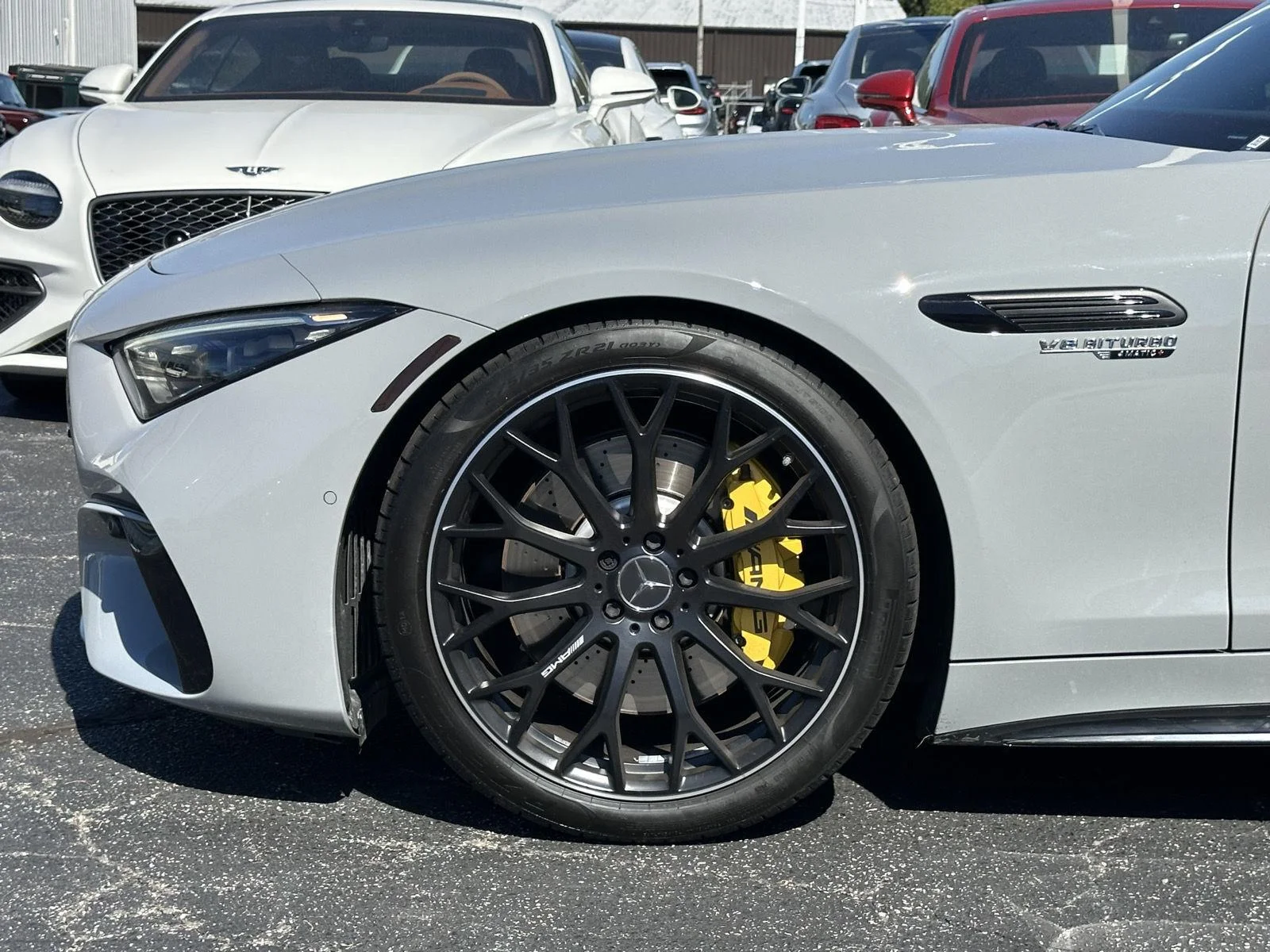 Used 2022 MANUFAKTUR Alpine Grey Mercedes-Benz AMG® SL 55 image 53