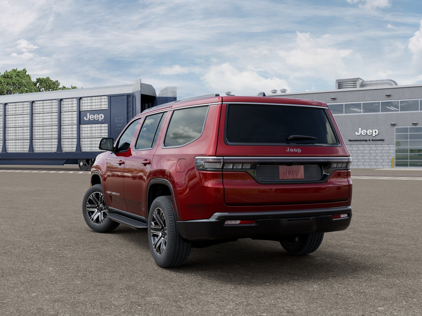 New 2026 Velvet Red Pearl-Coat Exterior Paint Jeep  image 3