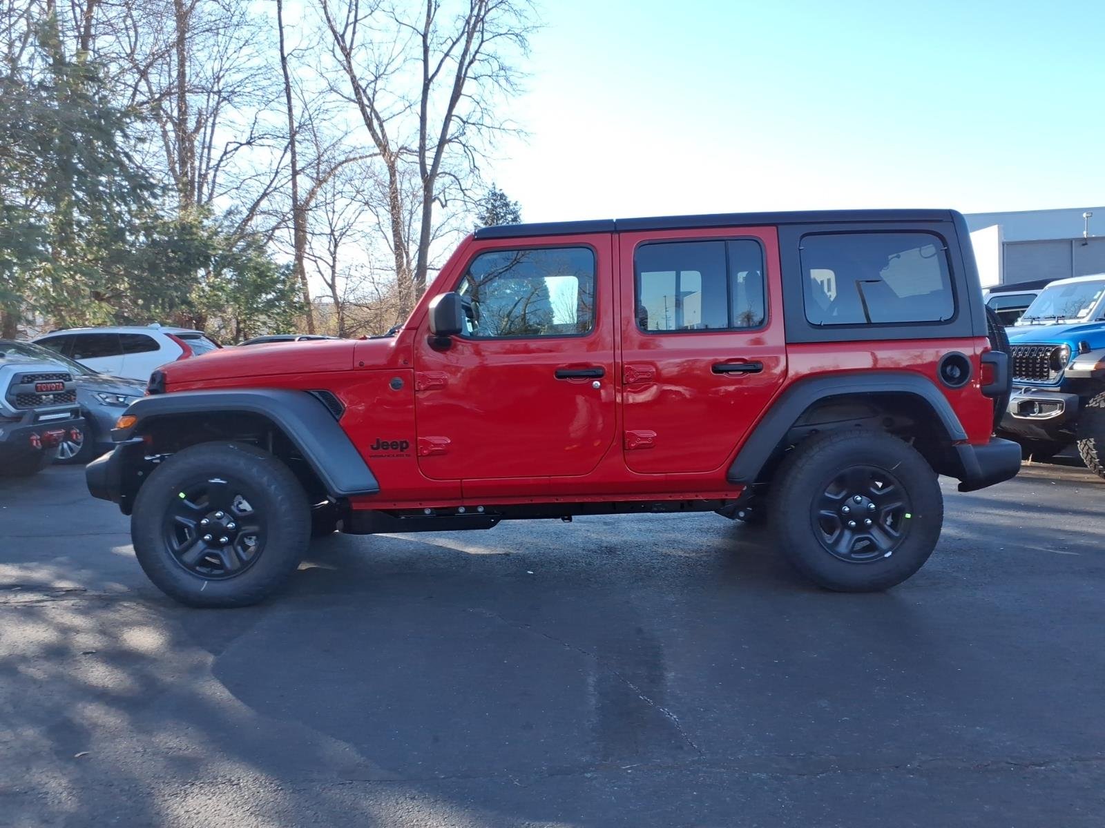 New 2026 Firecracker Red Clear-Coat Exterior Paint Jeep Sport image 6
