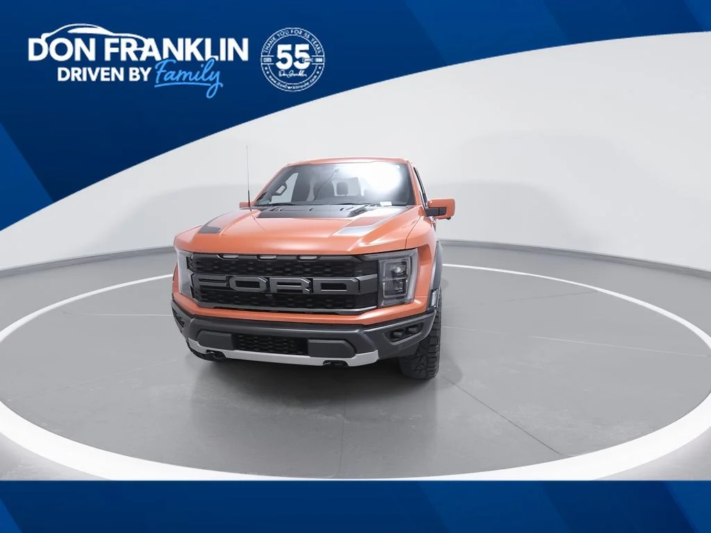 Used 2022 Orange Ford Raptor image 1