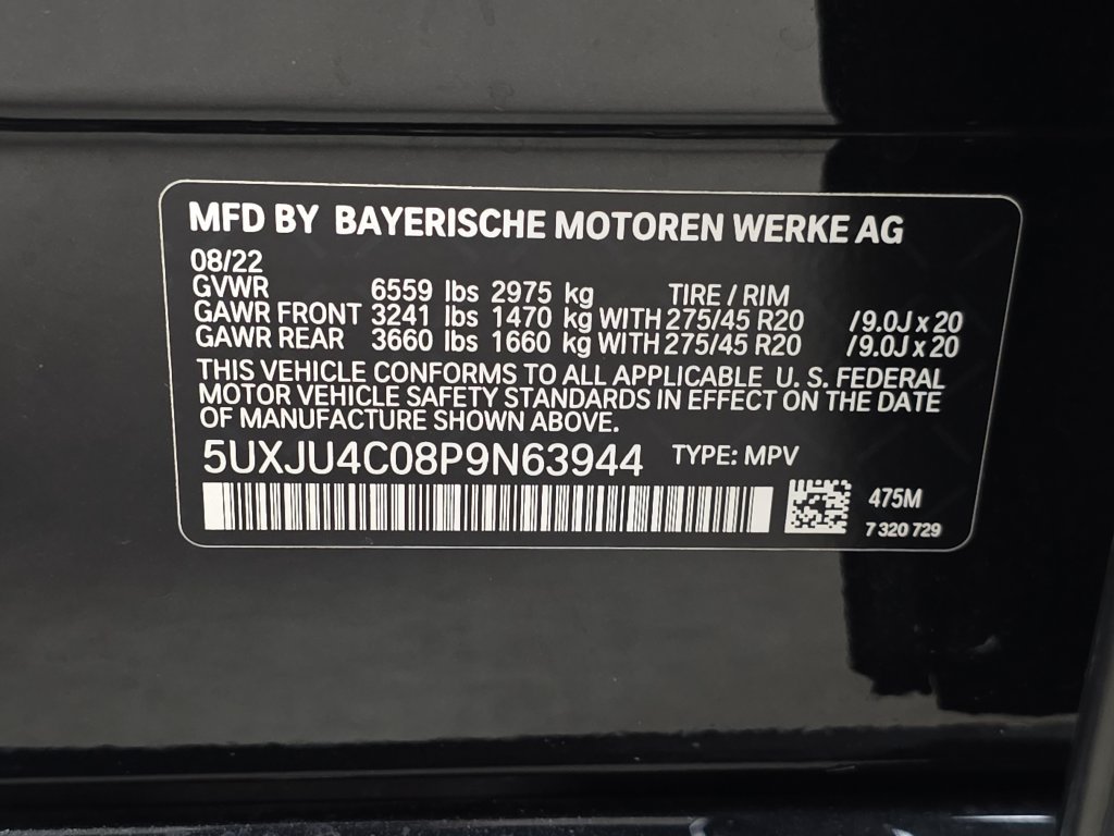Certified Used 2023 Black Sapphire Metallic BMW M50i image 34
