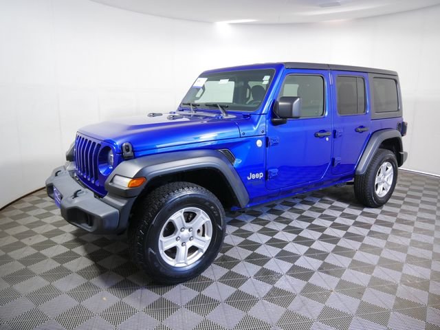 Certified Used 2020 Blue Jeep Unlimited Sport S image 5