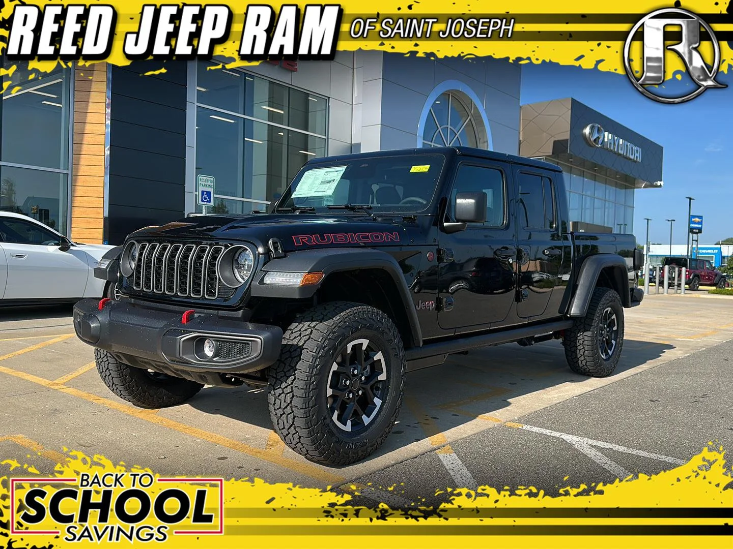 New 2026 Black Clearcoat Jeep Rubicon image 1