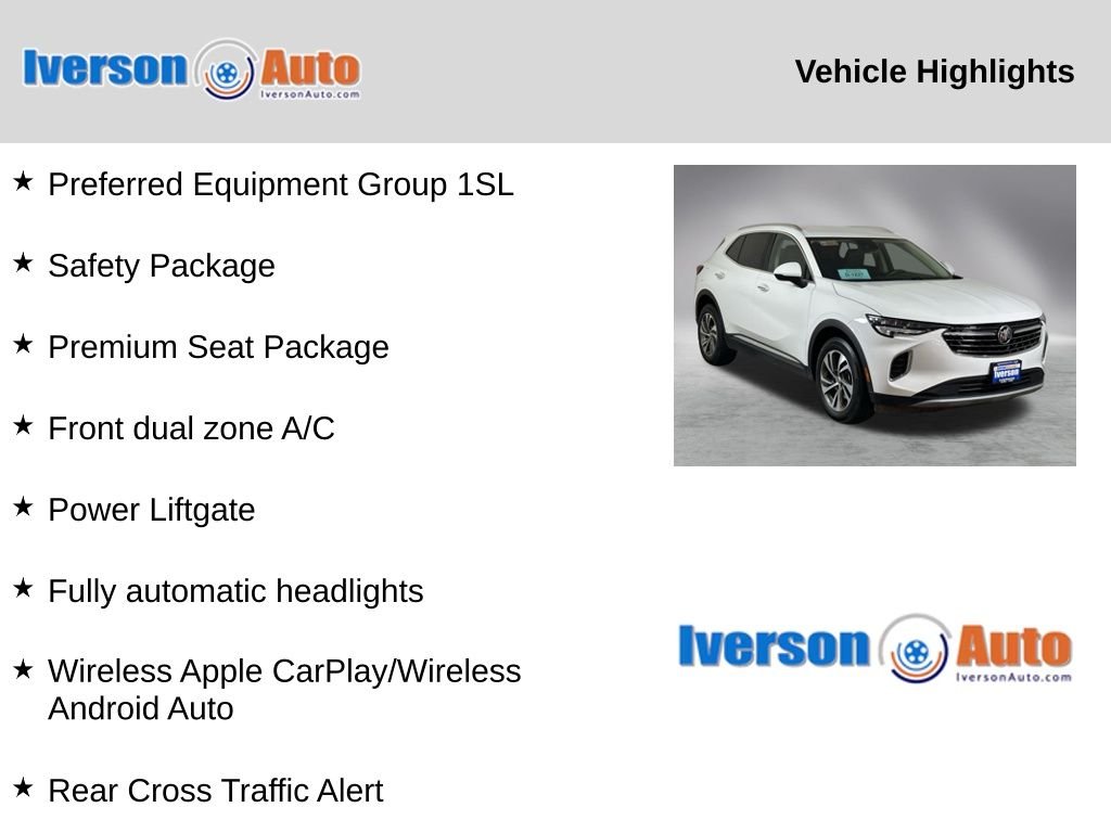 Used 2022 Buick Envision Essence with VIN LRBFZPR43ND015685 for sale in Huron, SD