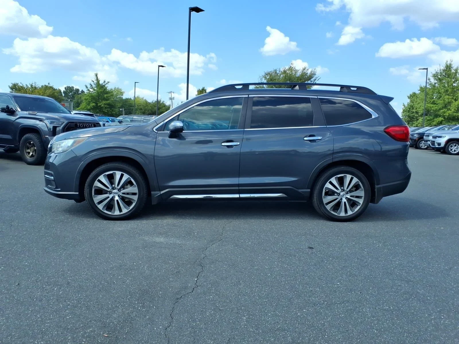 Used 2019 Magnetite Gray Metallic Subaru Touring image 3