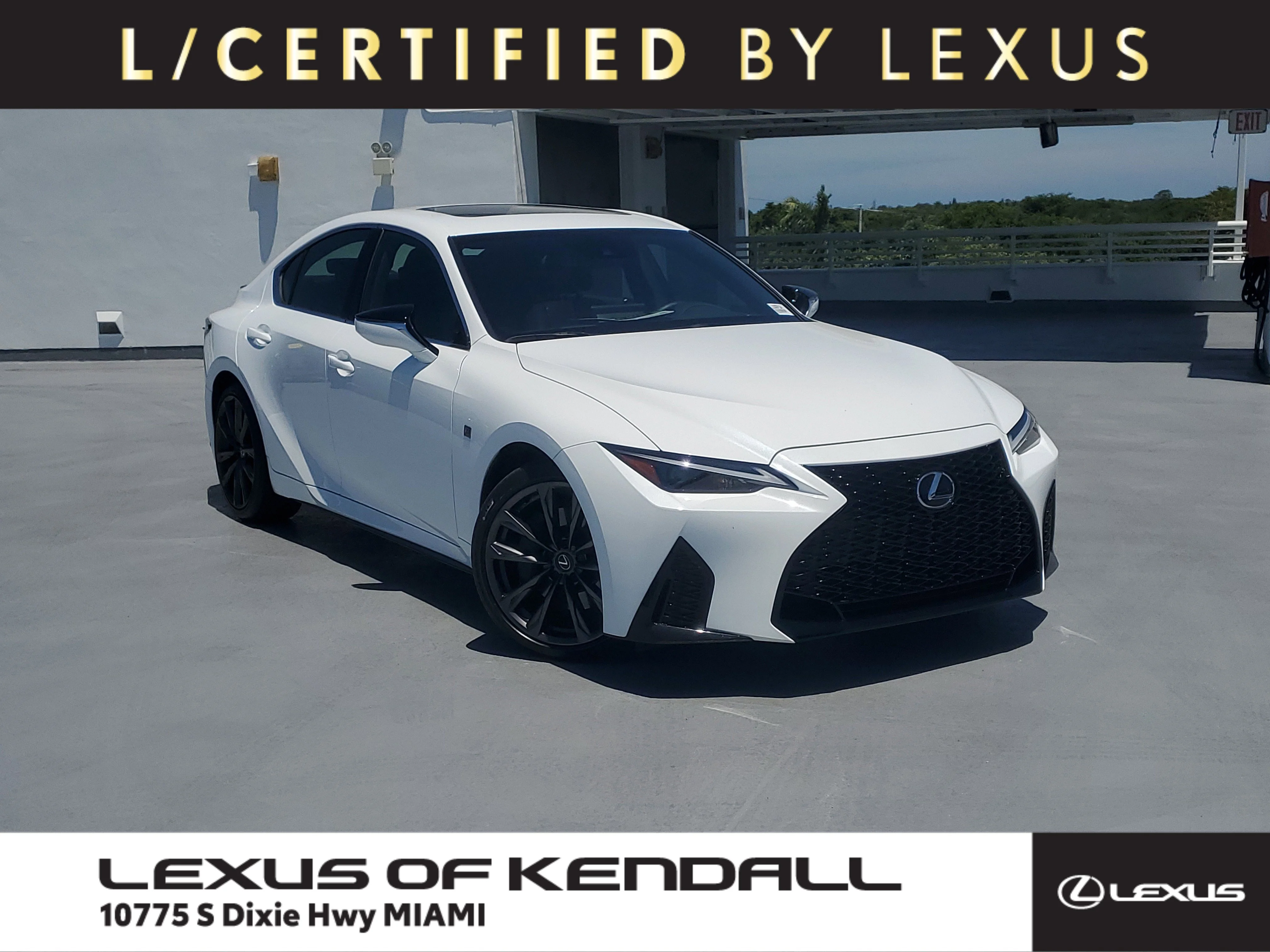 Certified Used 2025 Ultra White Lexus IS 350 F SPORT Design image 1