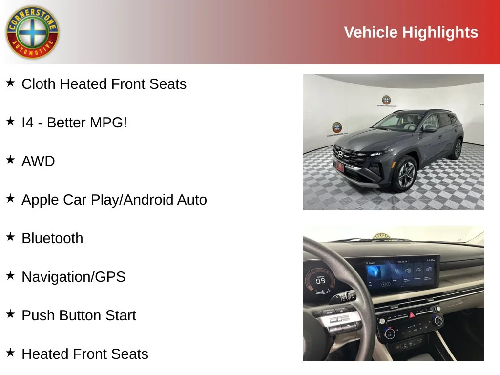 Used 2025 Hyundai Tucson SEL with VIN 5NMJBCDE7SH481907 for sale in Elk River, Minnesota