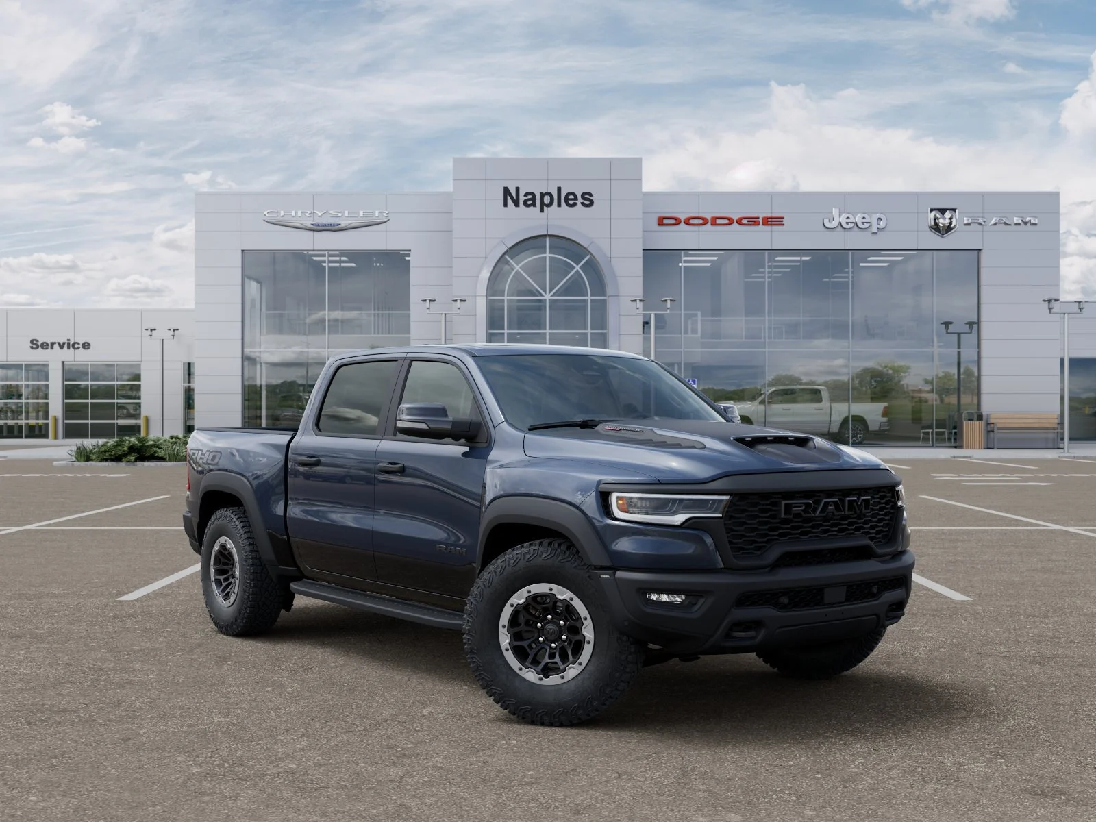 New 2026 Forged Blue Metallic Exterior Paint RAM RHO image 5