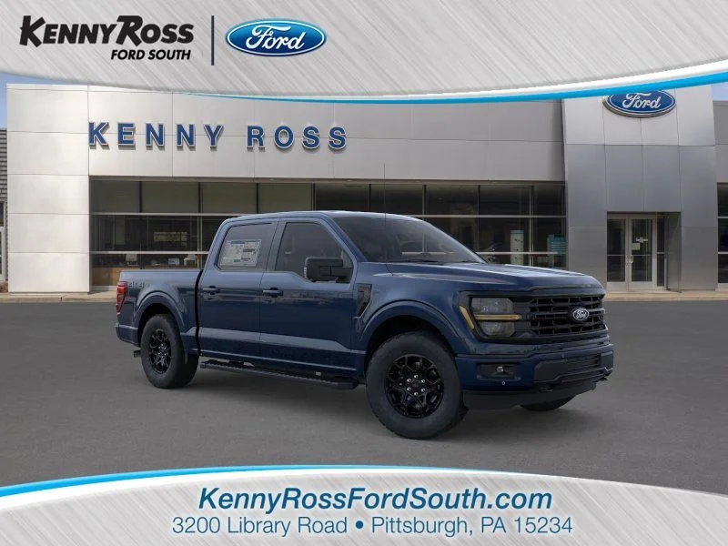 New 2026 Antimatter Blue Metallic Ford XLT image 1