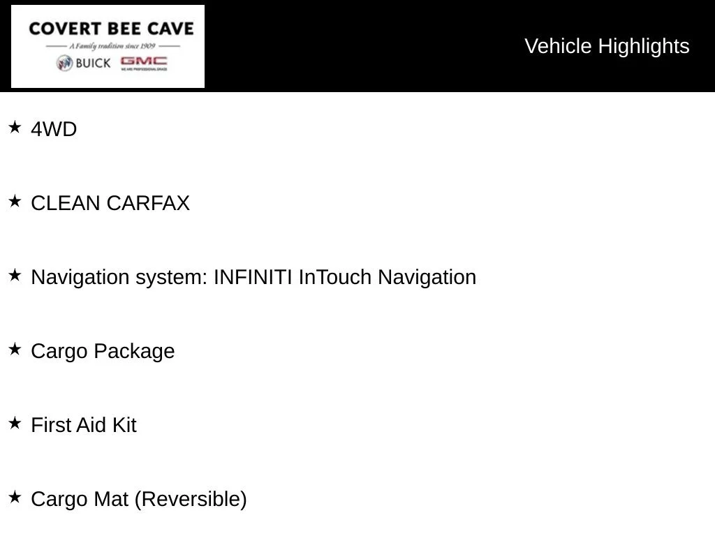 Used 2022 Blue INFINITI Sensory image 6