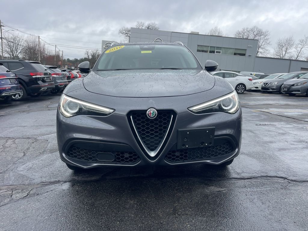 Used 2018 Alfa Romeo Stelvio Base with VIN ZASFAKAN1J7B84149 for sale in Marlborough, MA