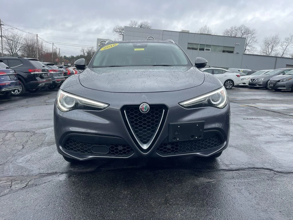 Used 2018 Alfa Romeo Stelvio Base with VIN ZASFAKAN1J7B84149 for sale in Marlborough, MA