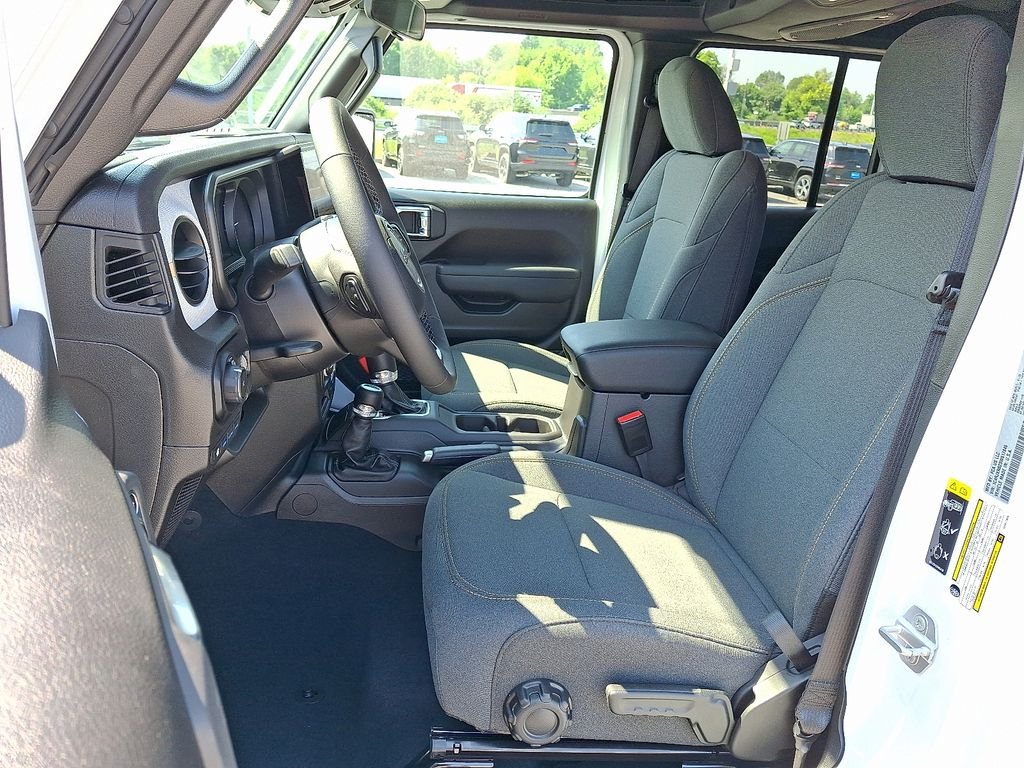 New 2025 Bright White Clearcoat Jeep Sport S 4xe image 9