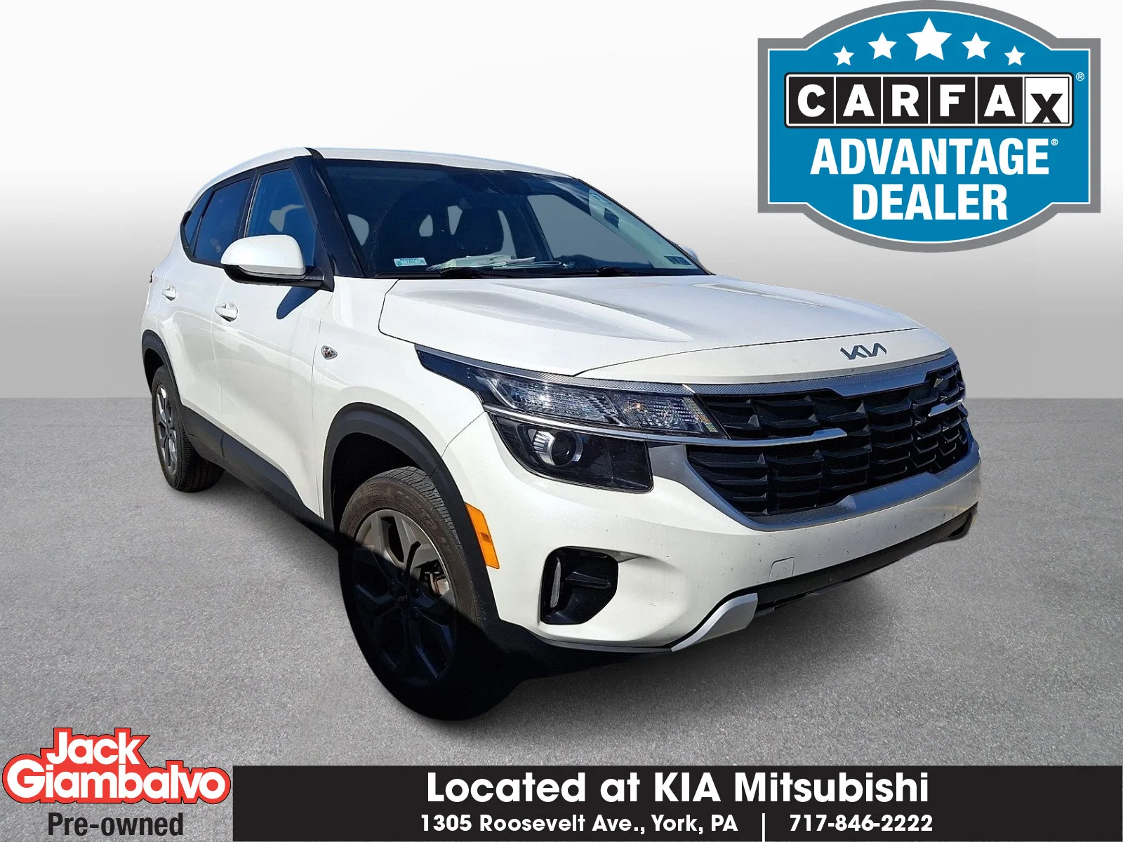Certified Used 2024 White Kia LX image 1