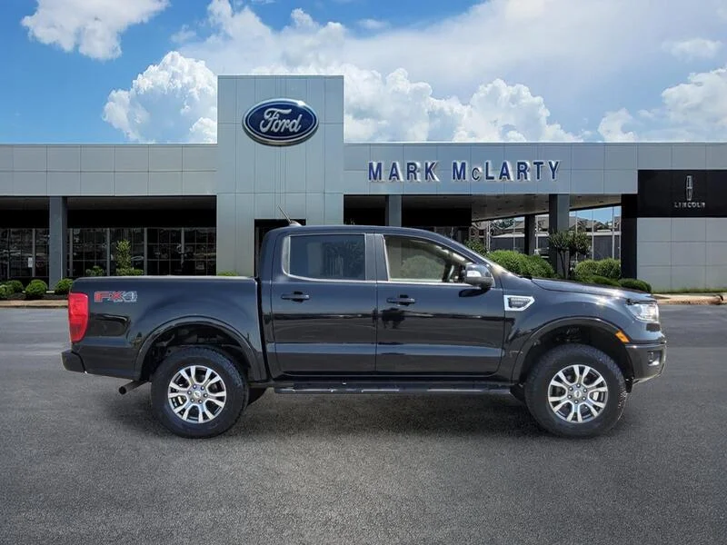 Used 2019 Shadow Black FORD LARIAT 4WD SUPERCREW 5