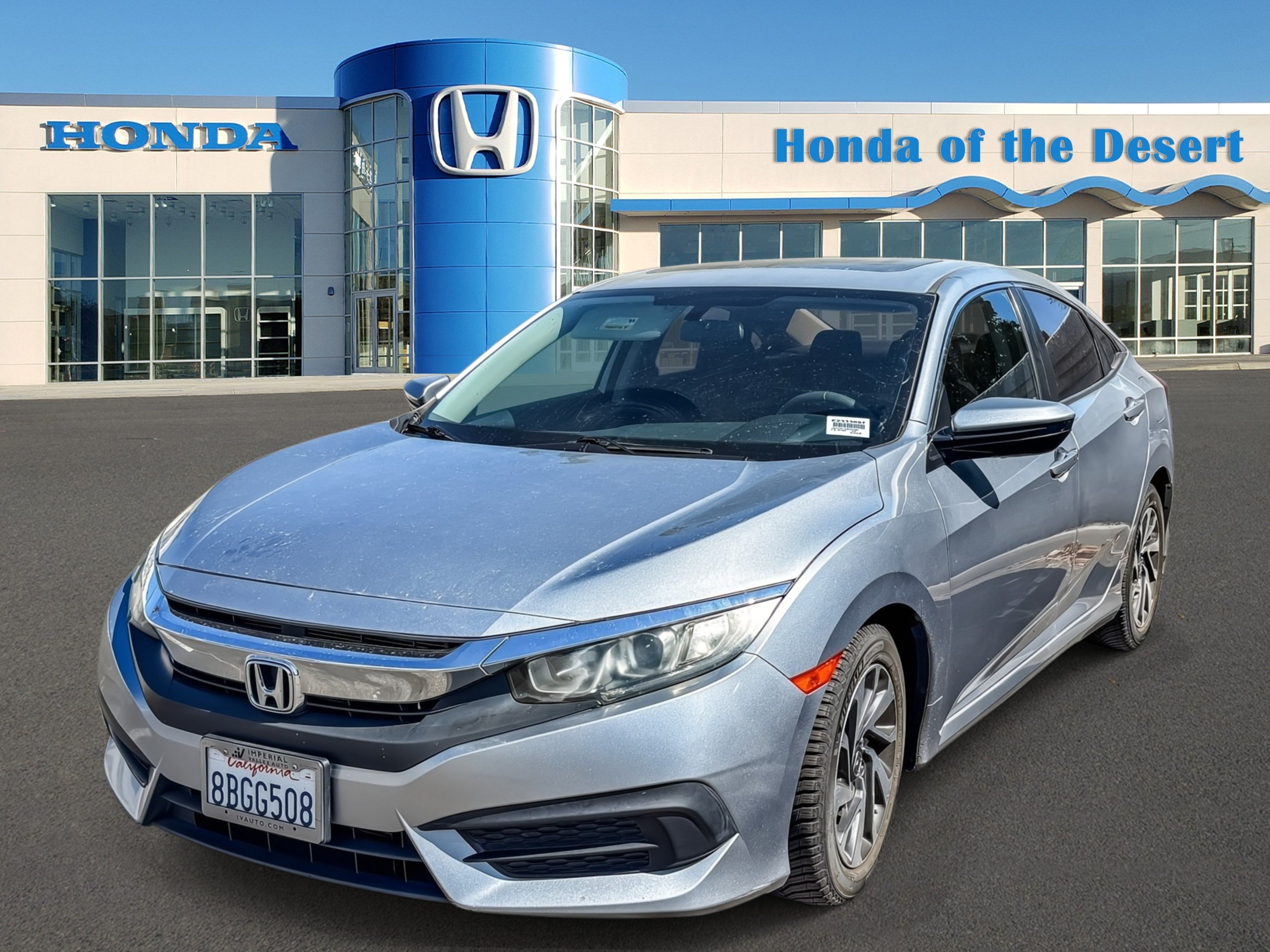 Used 2017 Lunar Silver Metallic Honda EX image 3