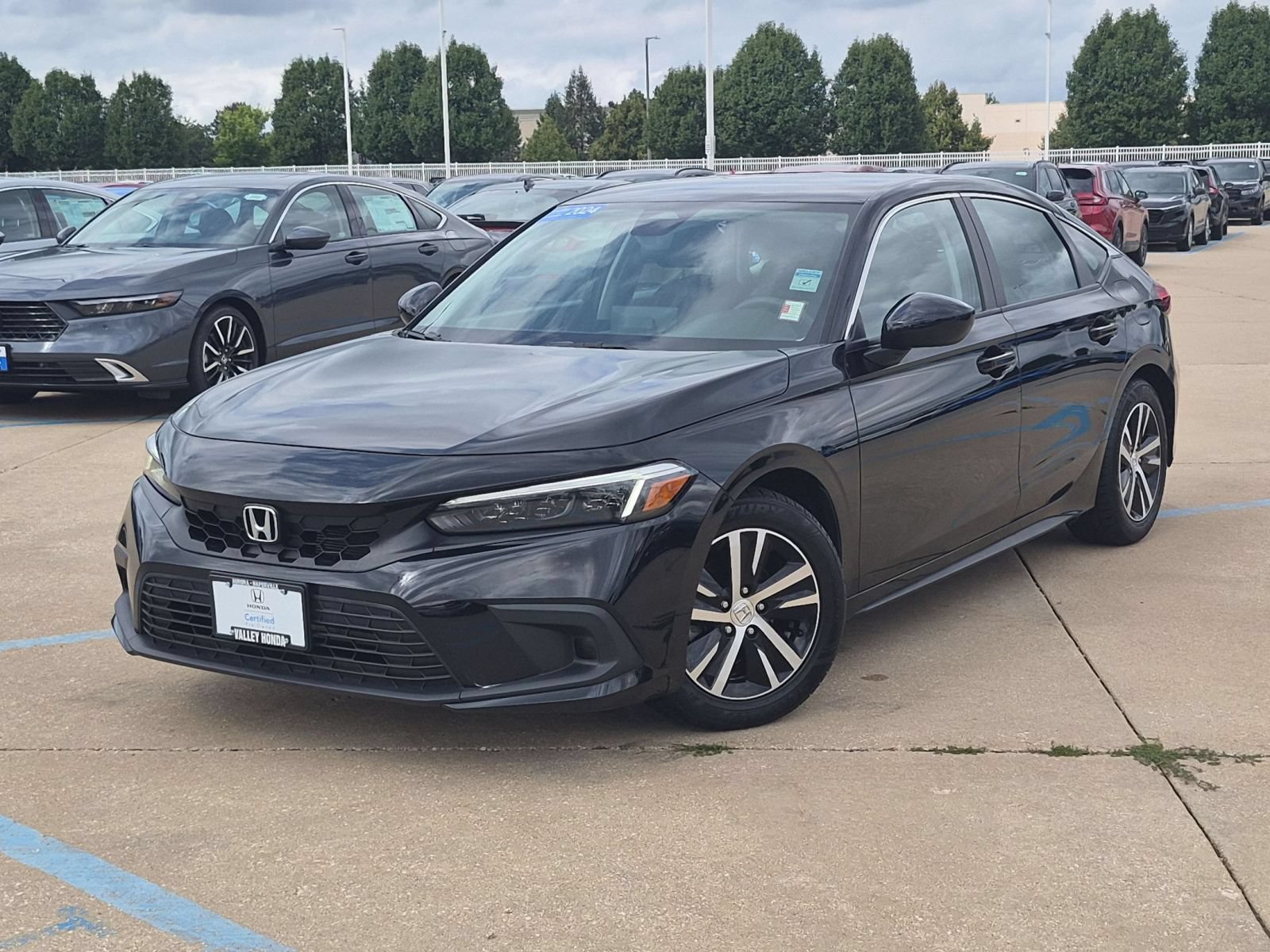 Certified Used 2024 Black Honda LX image 2