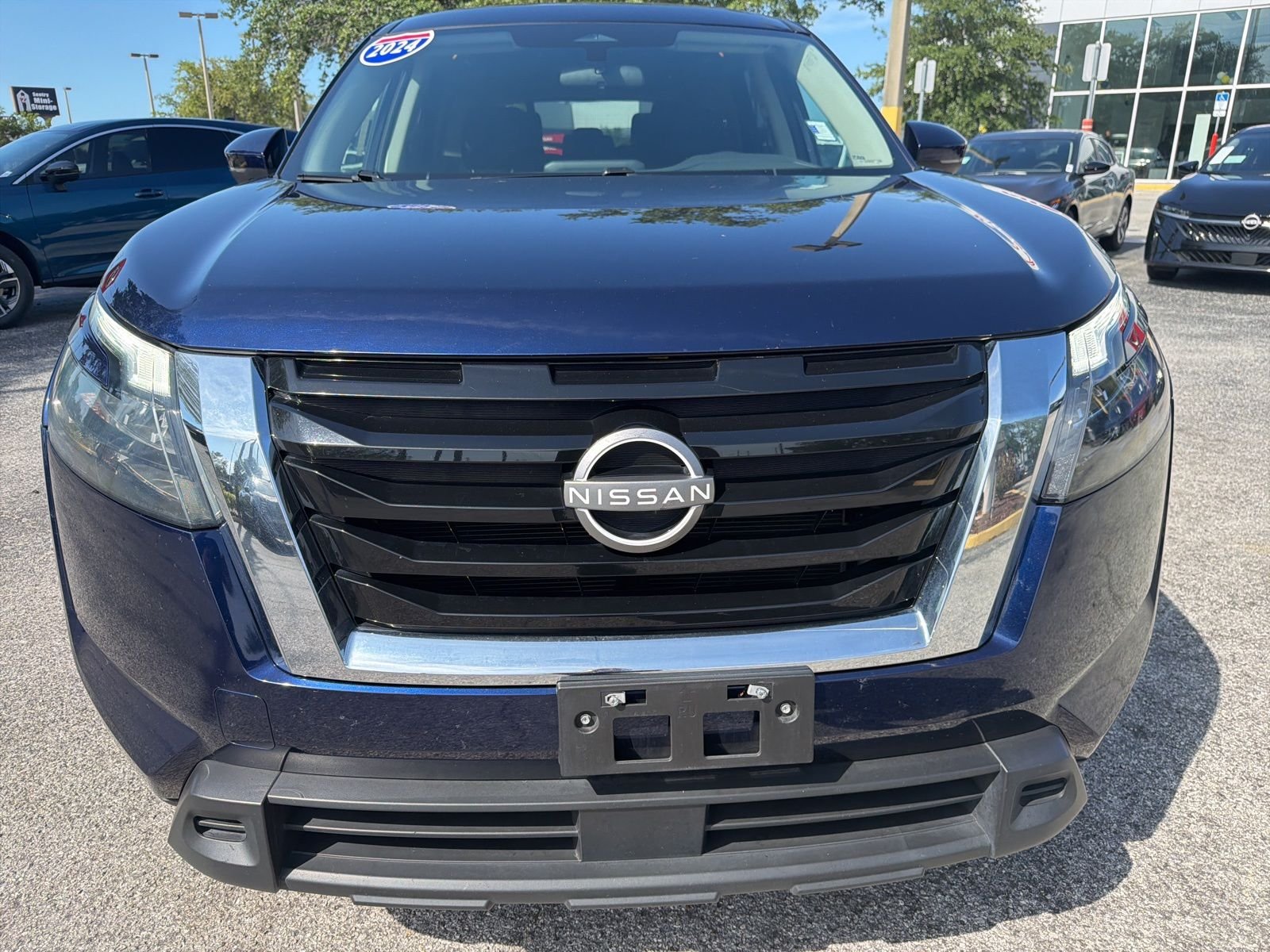 Certified Used 2024 Blue Nissan SV image 2