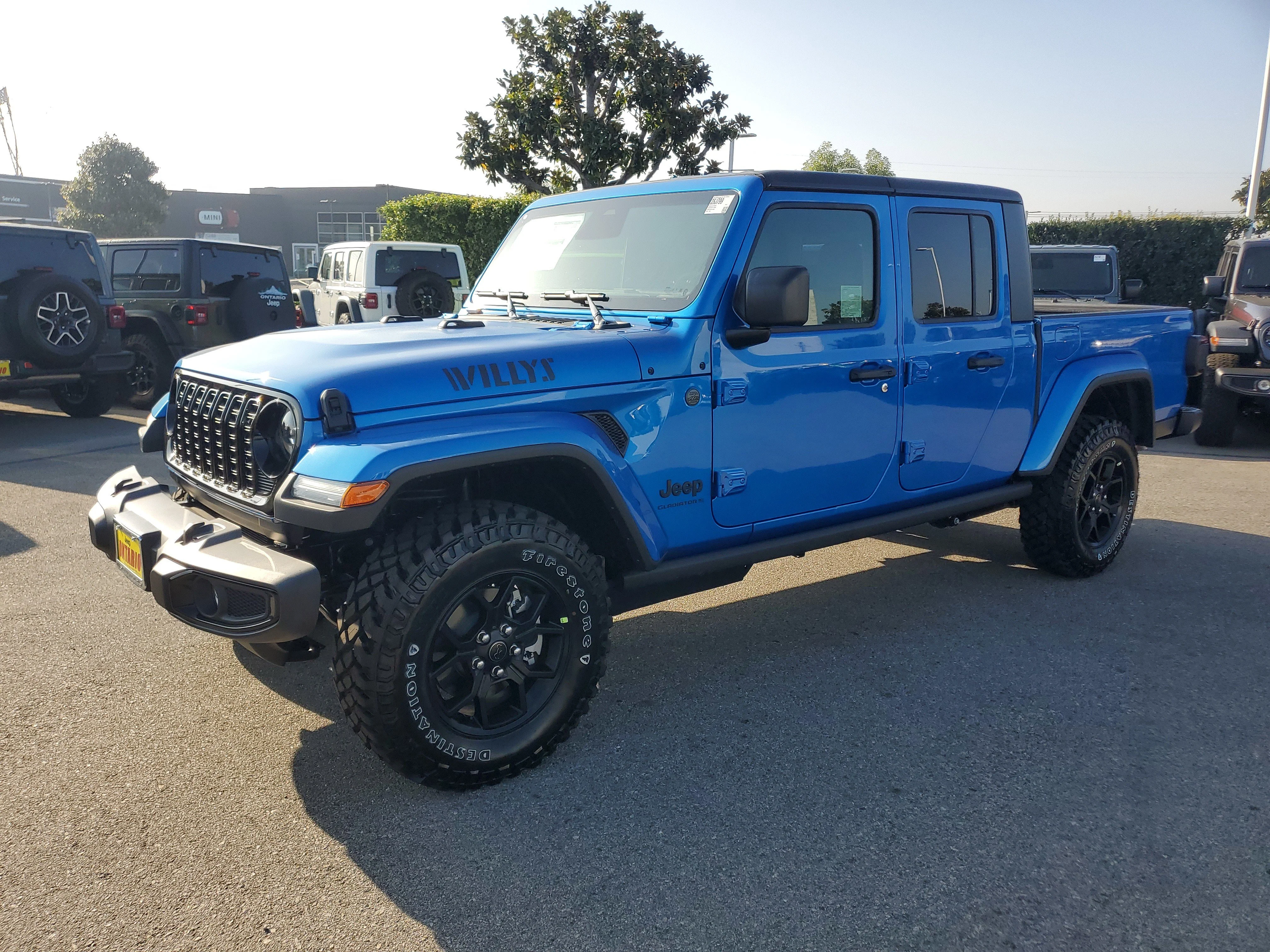 New 2026 Hydro Blue Pearl-Coat Exterior Paint Jeep Willys image 8