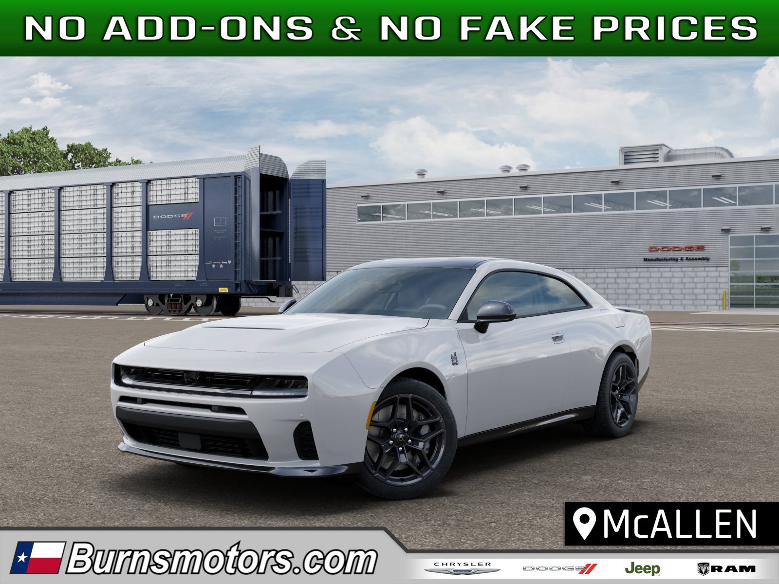 New 2026 Dodge Charger Scat Pack Blacktop AWD Coupe in McAllen
