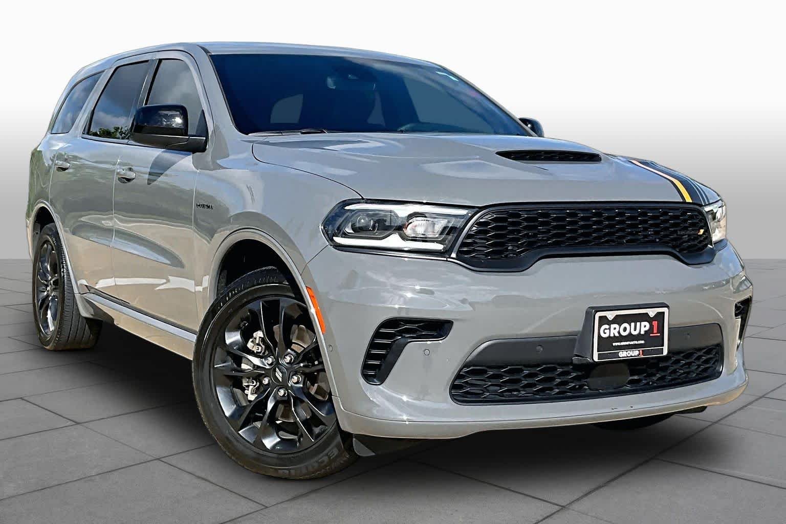 Used 2023 Destroyer Gray Clearcoat Dodge Hemi Orange image 3