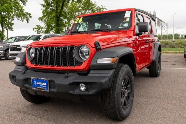 New 2026 Firecracker Red Clear-Coat Exterior Paint Jeep Sport image 2