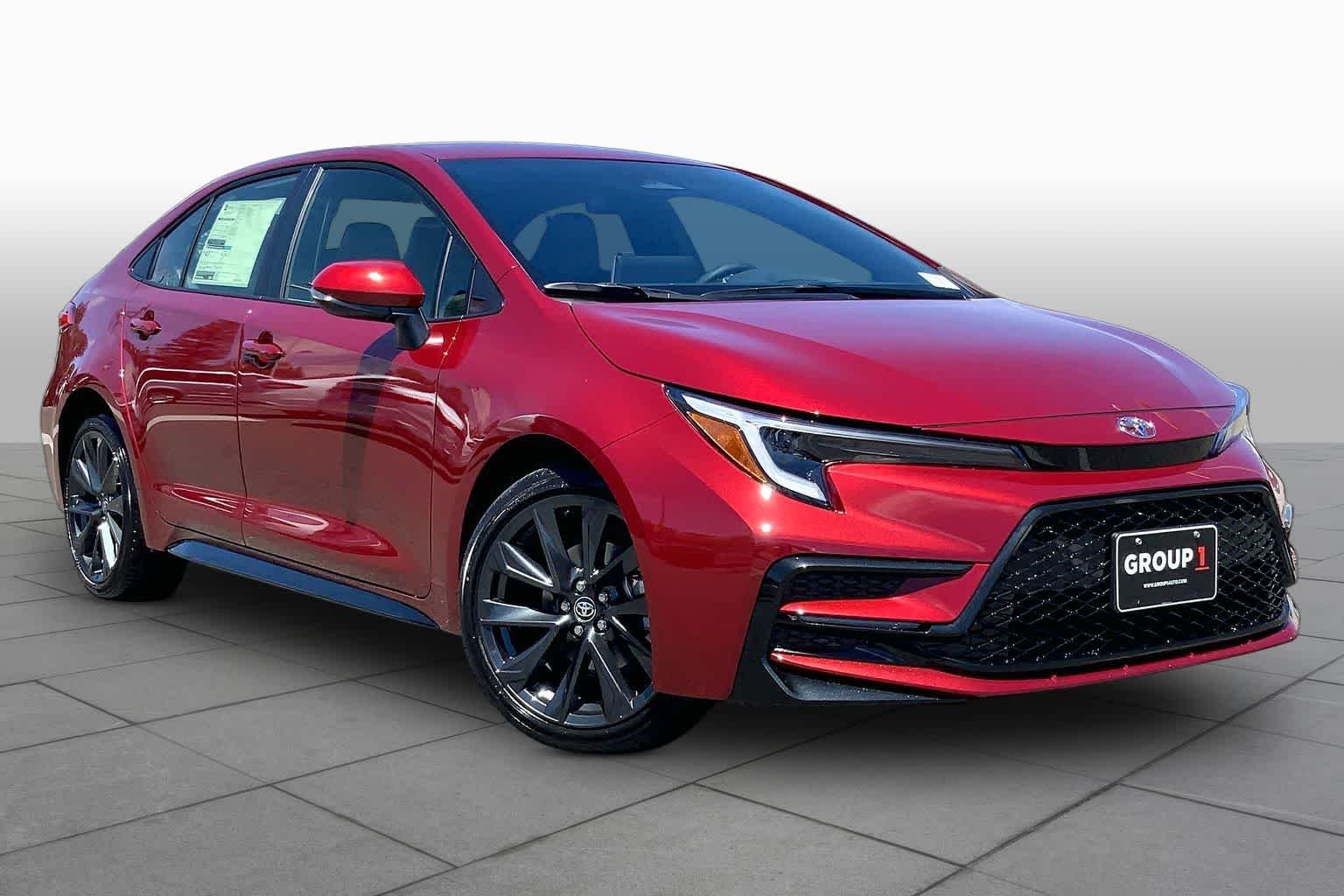 New 2026 Ruby Flare Pearl Toyota Hybrid SE image 2
